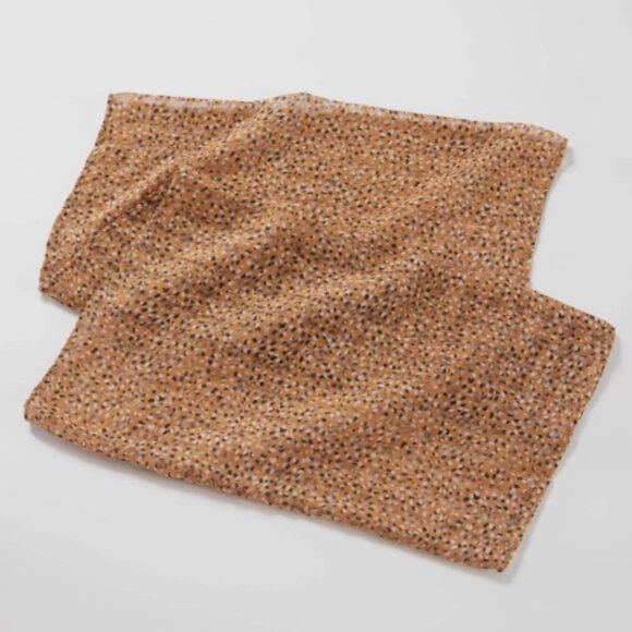 J. Jill Infinity Scarf - Burnish Brass Lively Dots - NWOT - Picture 8 of 10